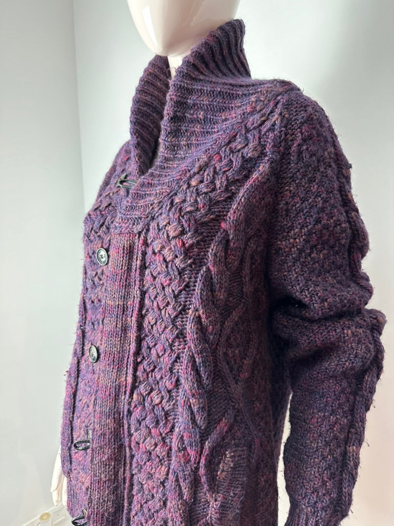 Scotch & Soda superknit vest met kabelpatroon maat L (unisex)