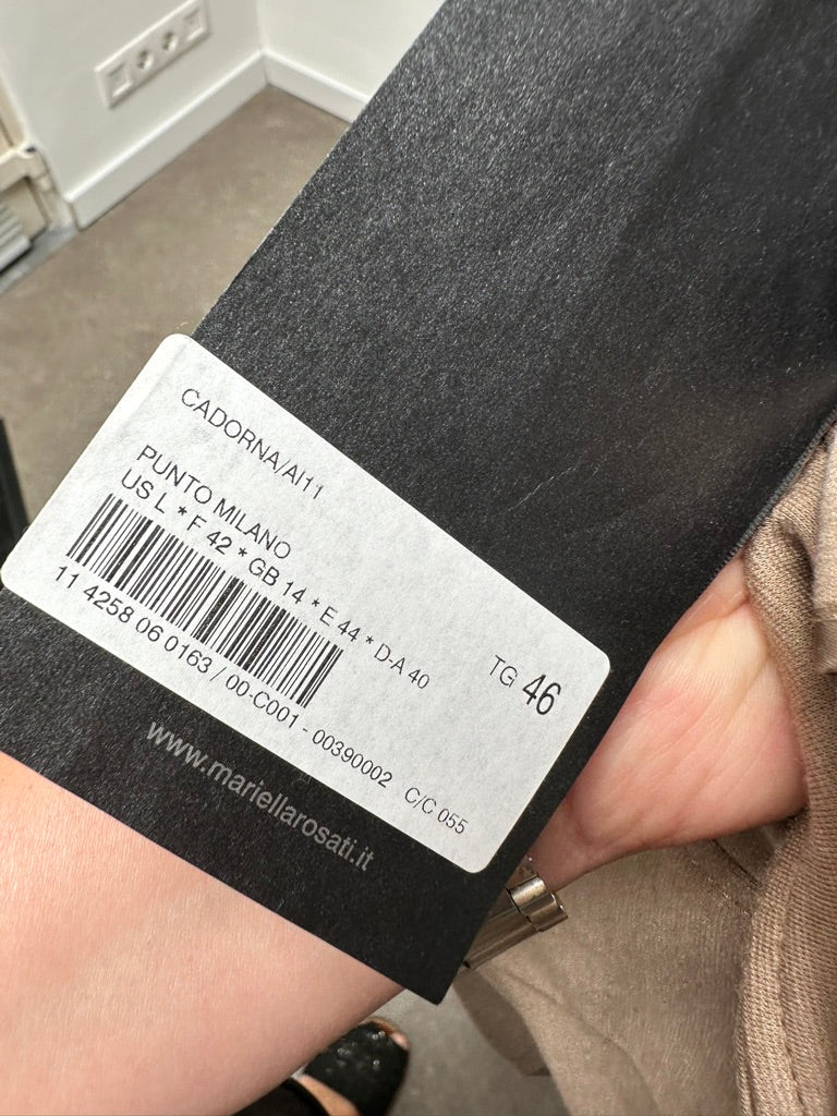 Mariella Rosati beige rok nieuw maat 40 (it 46)