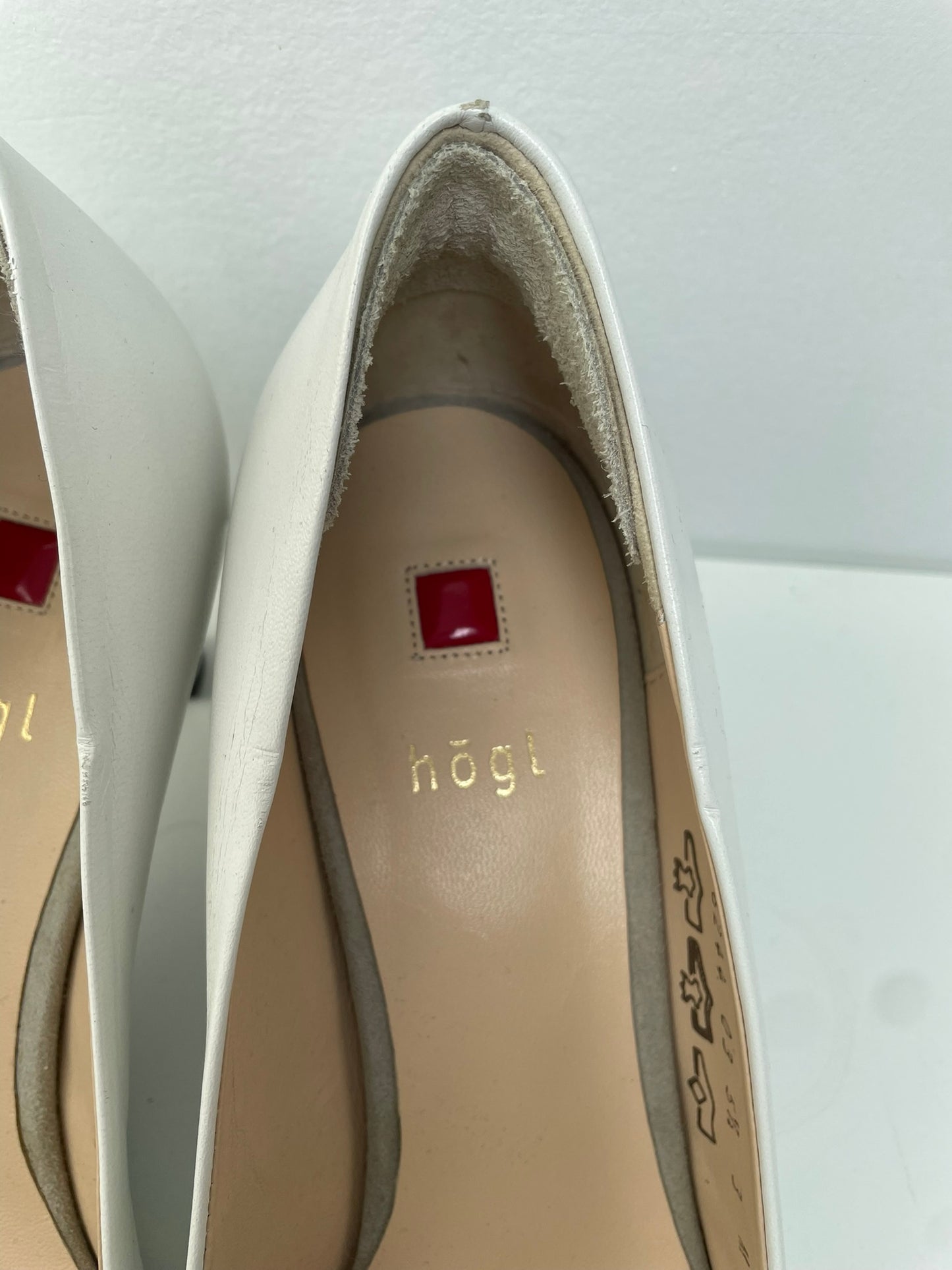Hogl witte pumps maat 5,5 (38,5)