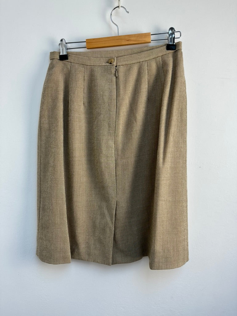 Mulberry beige rok maat 12