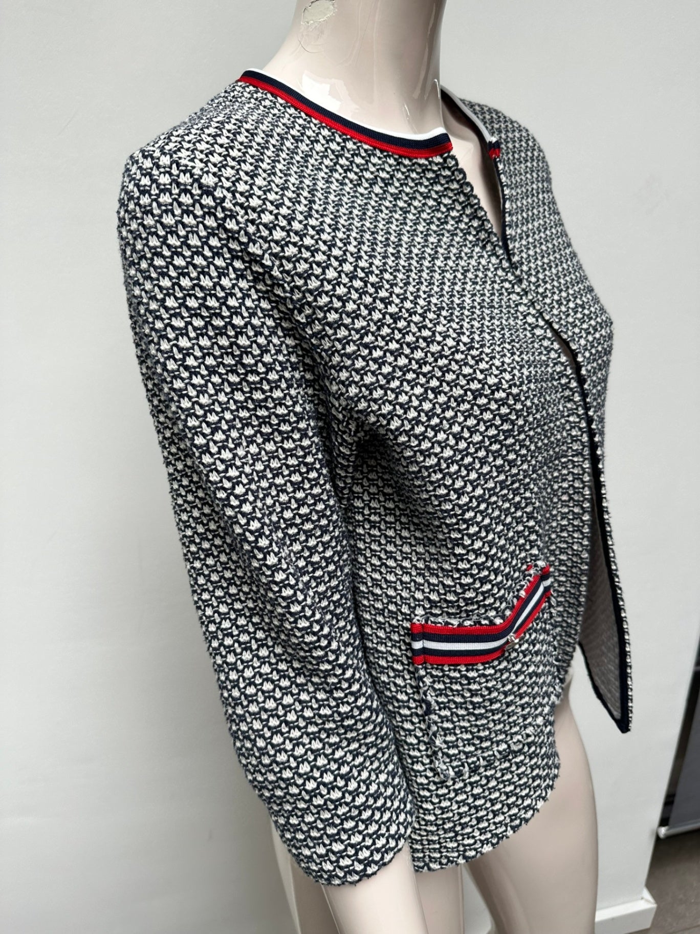 Ferrache Colbert maat L zwart; wit