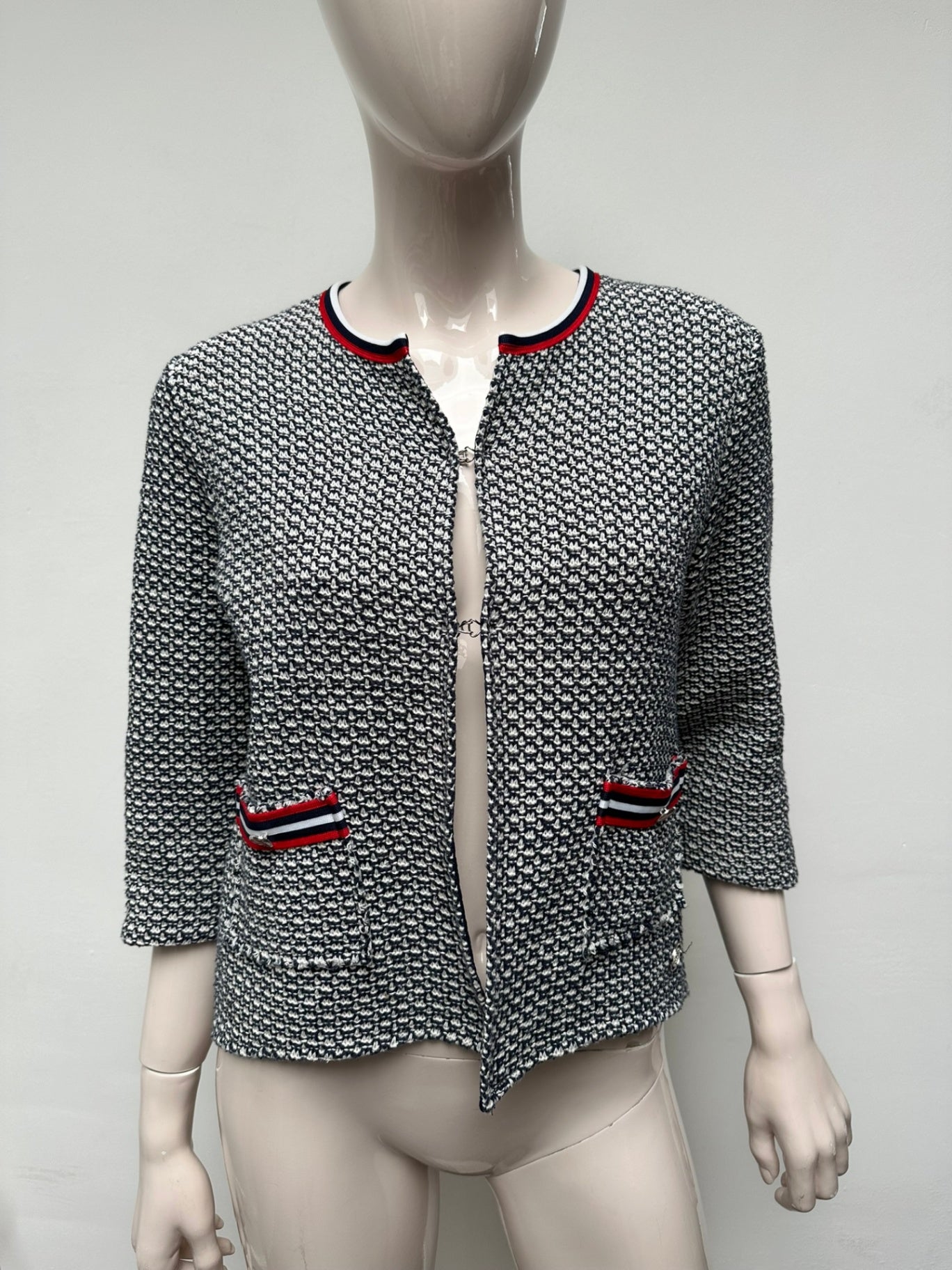 Ferrache Colbert maat L zwart; wit