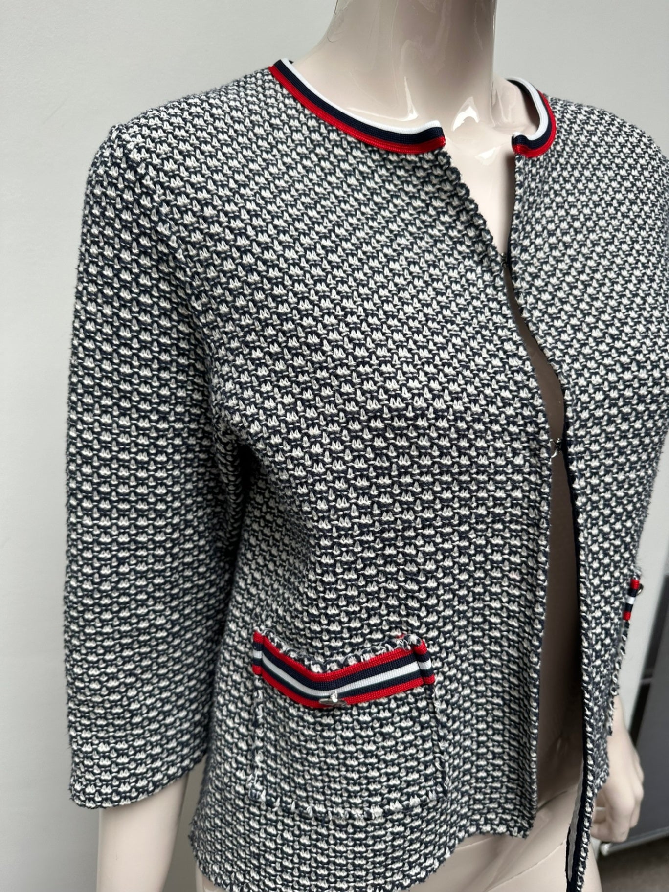 Ferrache Colbert maat L zwart; wit