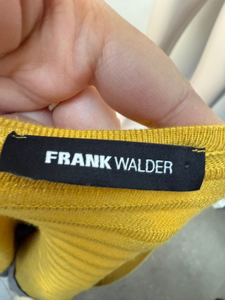 Frank Walder Vest maat 42 geel; grijs