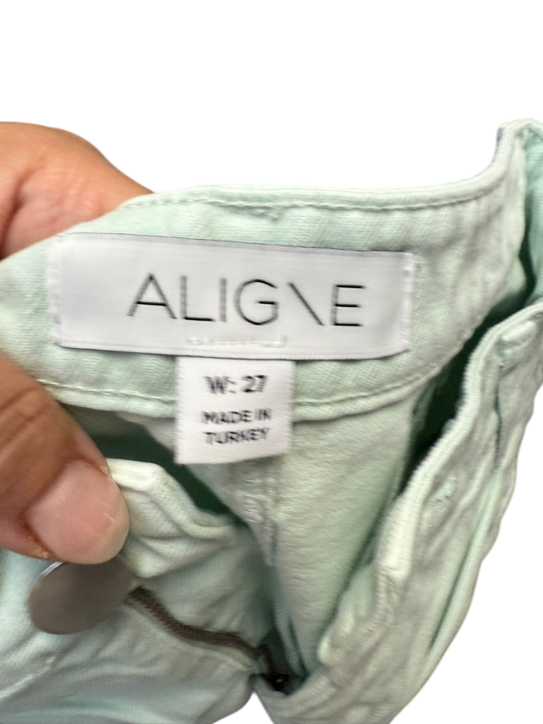 ALIGNE Broek maat 27 Licht groen