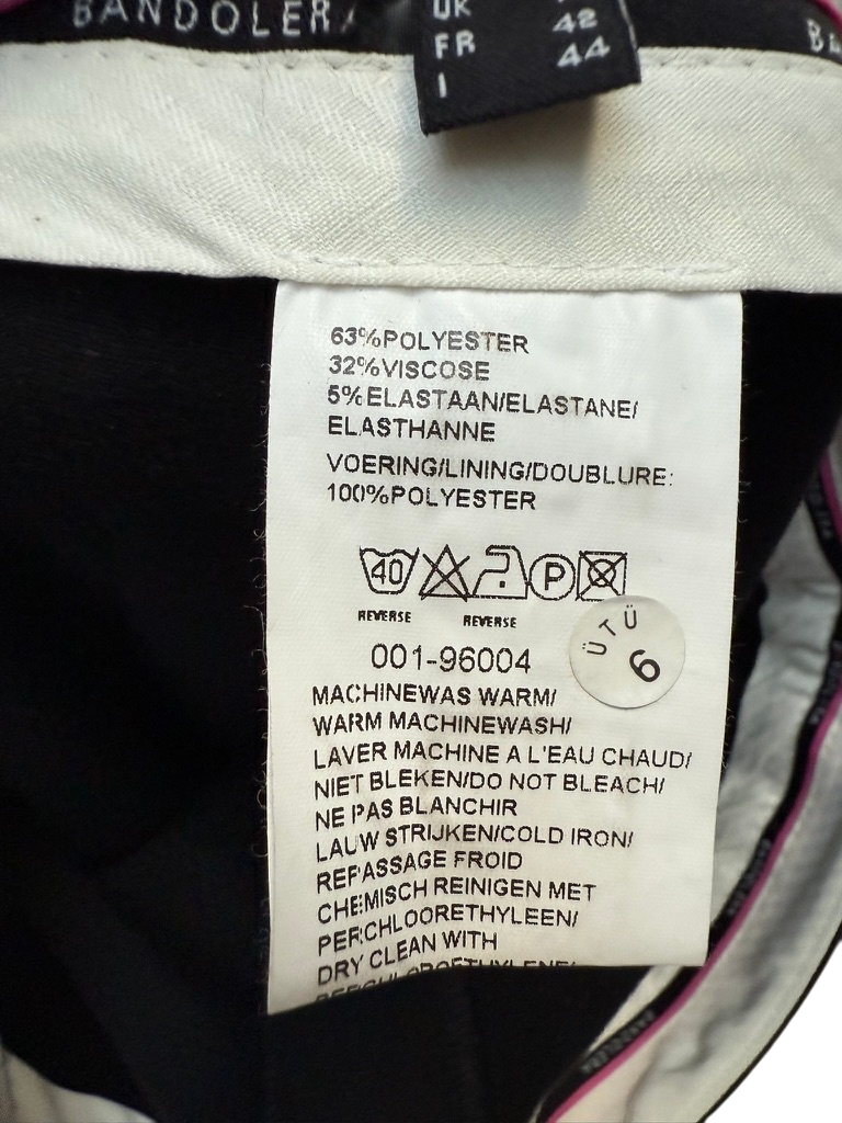 BANDOLERA Pantalon maat 40 Zwart