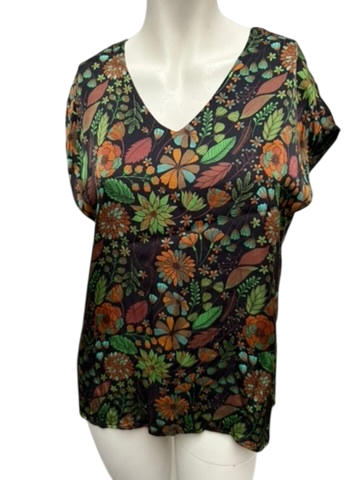 Amélie & Amélie Top maat XL meerkleurig; groen