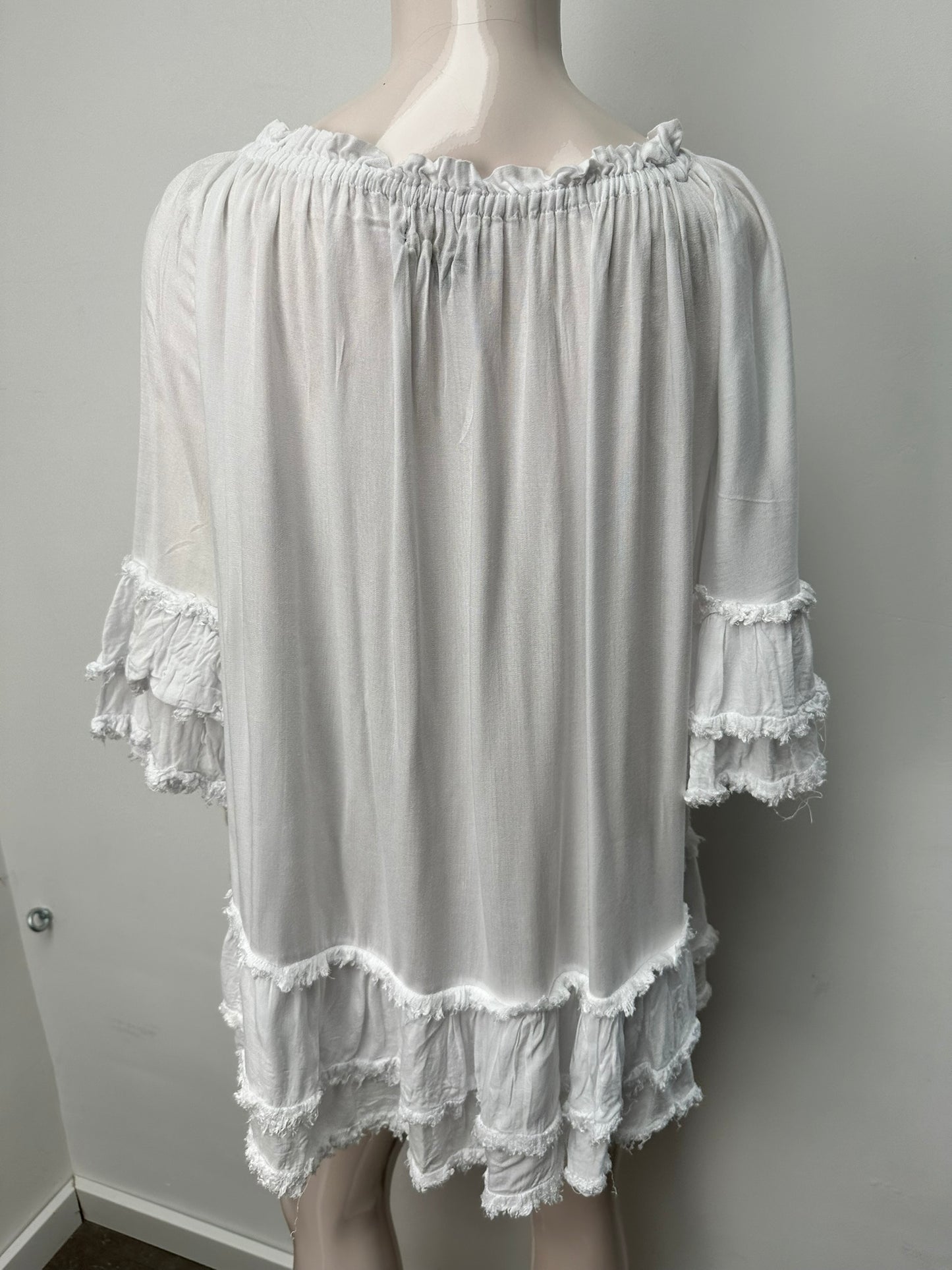 Cala witte beachdress TU
