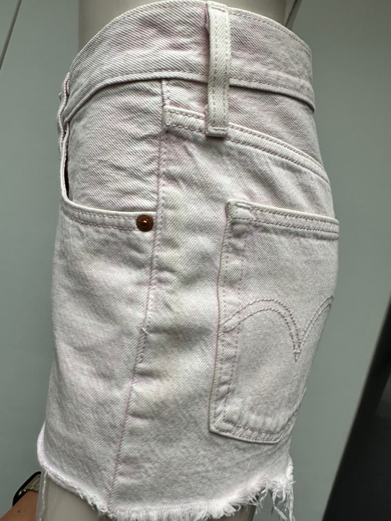 Levi's lichtroze jeans short maat 25