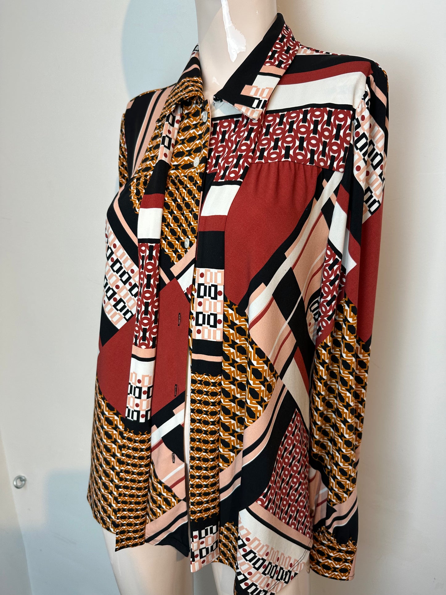 Vanilia blouse met print maat M