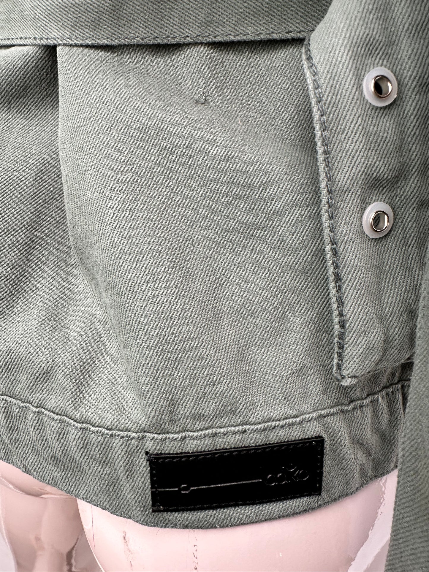 Aaiko groen jeans jasje maat xs