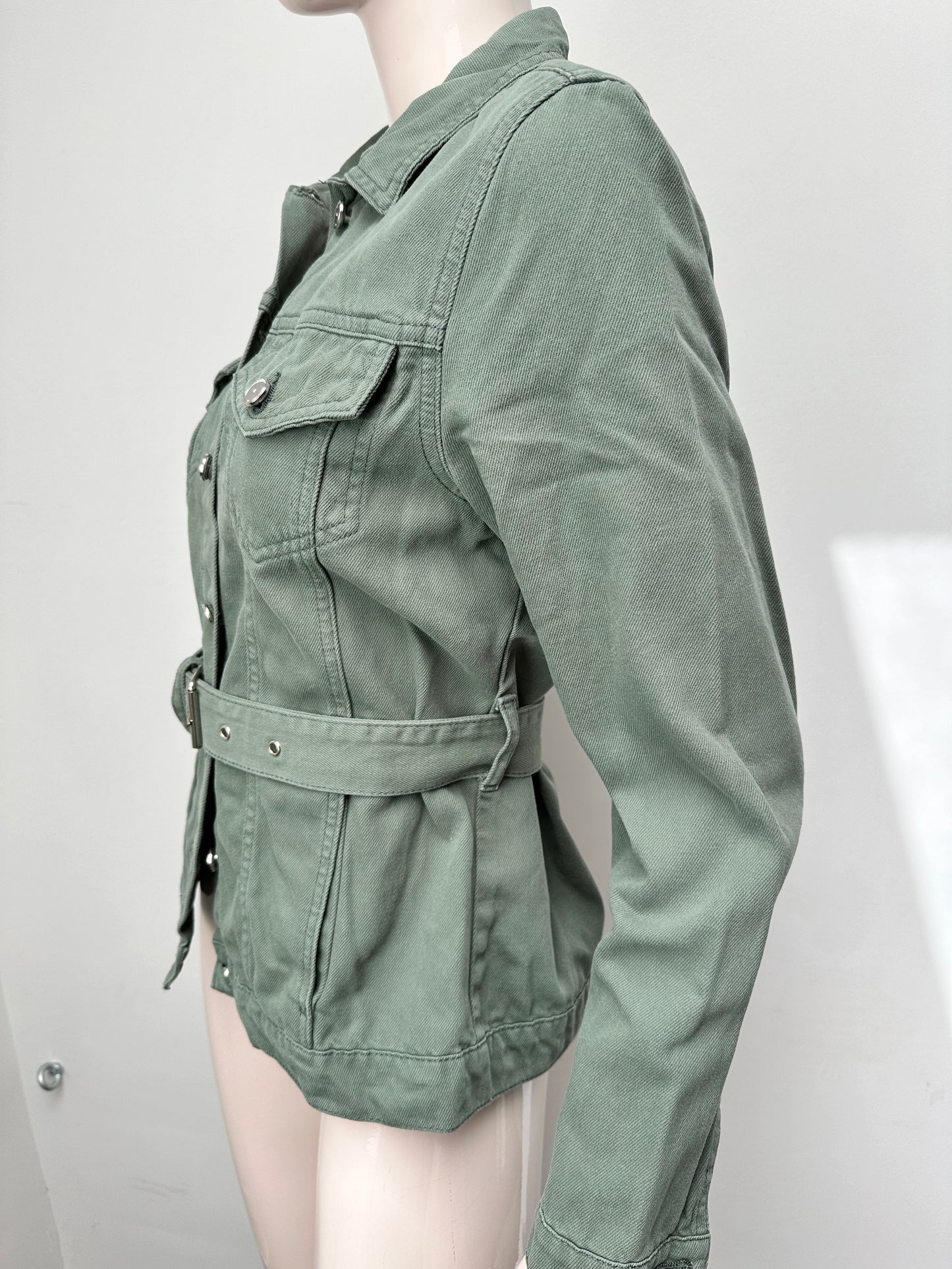 Aaiko groen jeans jasje maat xs