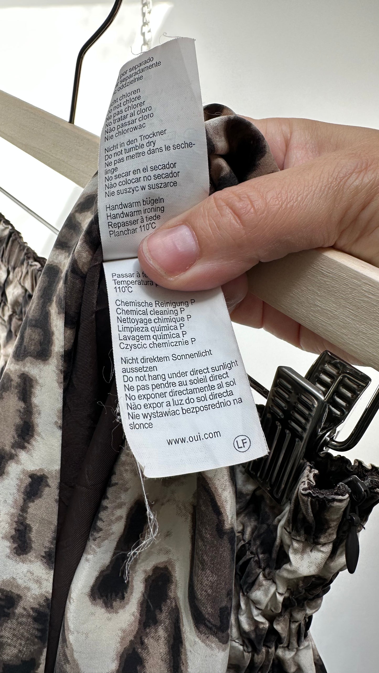 Oui rok met luipaardprint maat 34