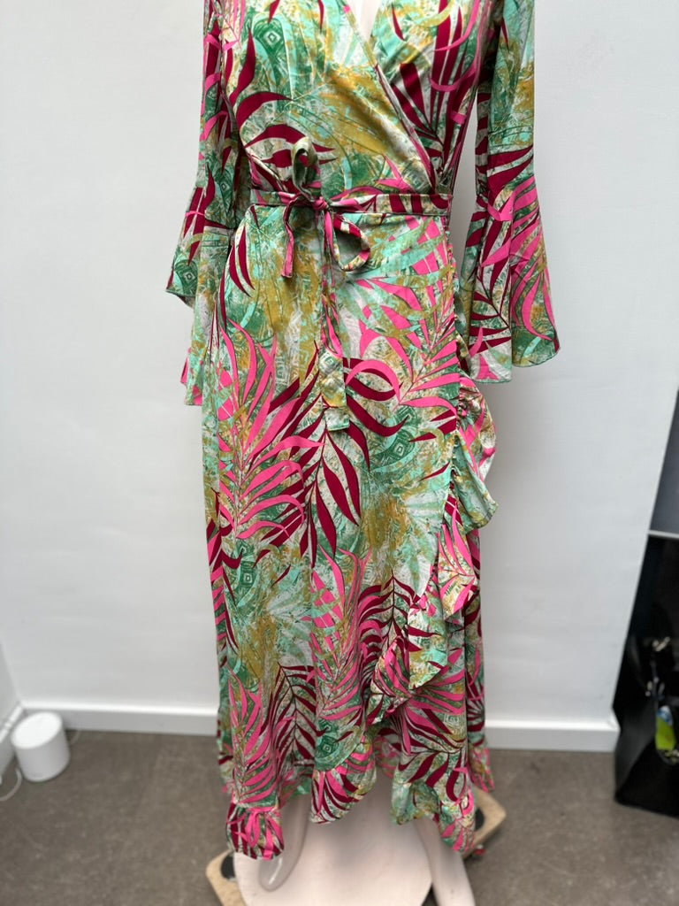 Purple Queen wikkeljurk boho stijl maat 1