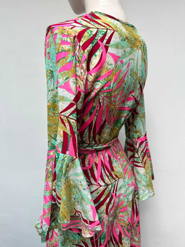 Purple Queen wikkeljurk boho stijl maat 1