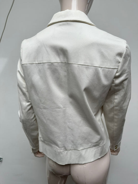 Zara recht jasje wit maat S