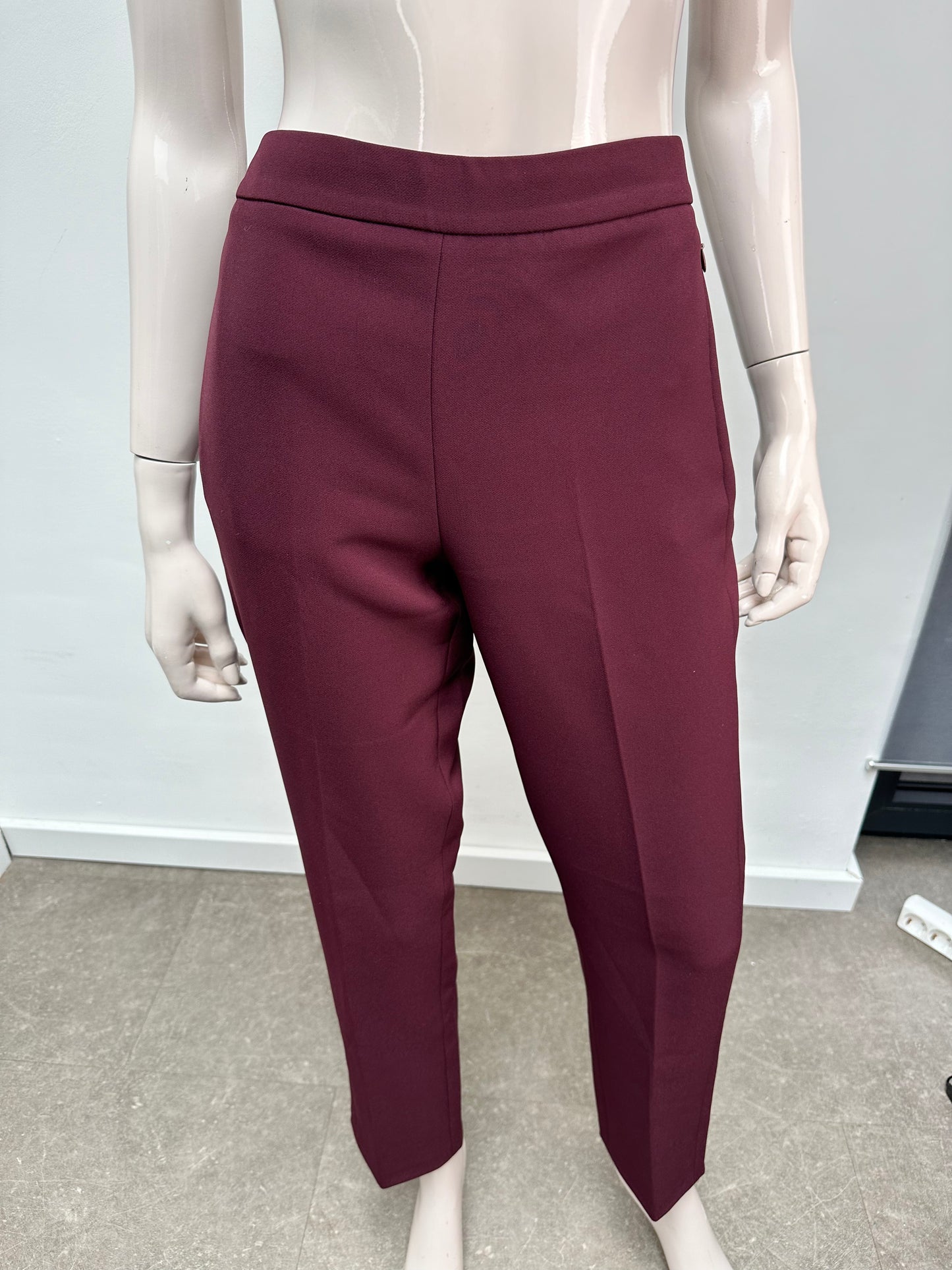 Blumarine bordeaux broek maat 40