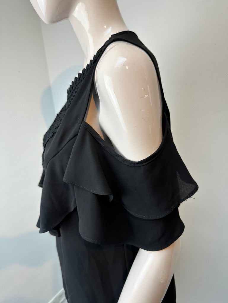 Unika offshoulder zwarte top maat M
