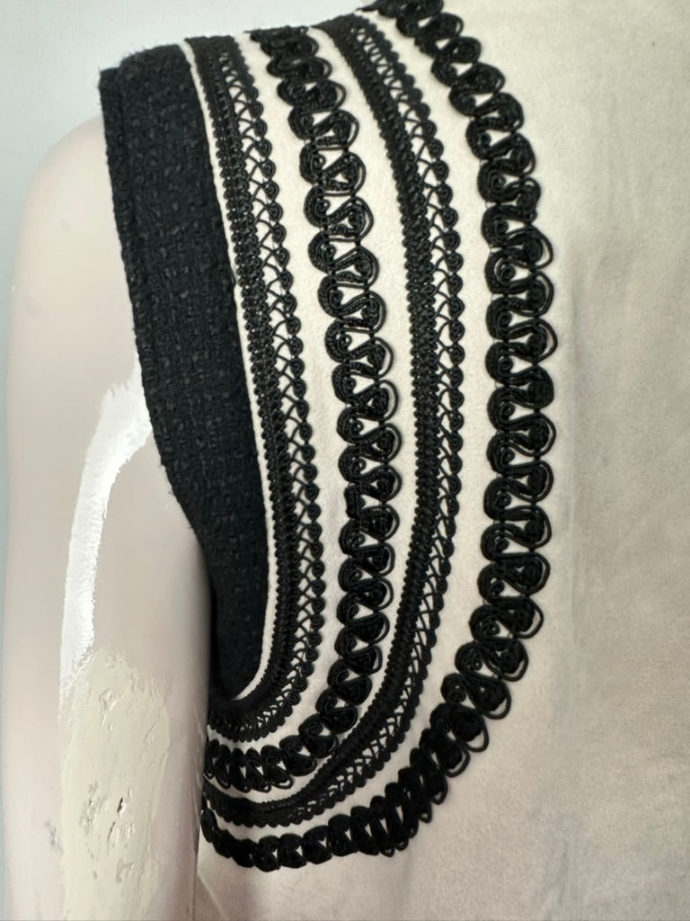 Harper & Yve gilet zwart/wit maat M