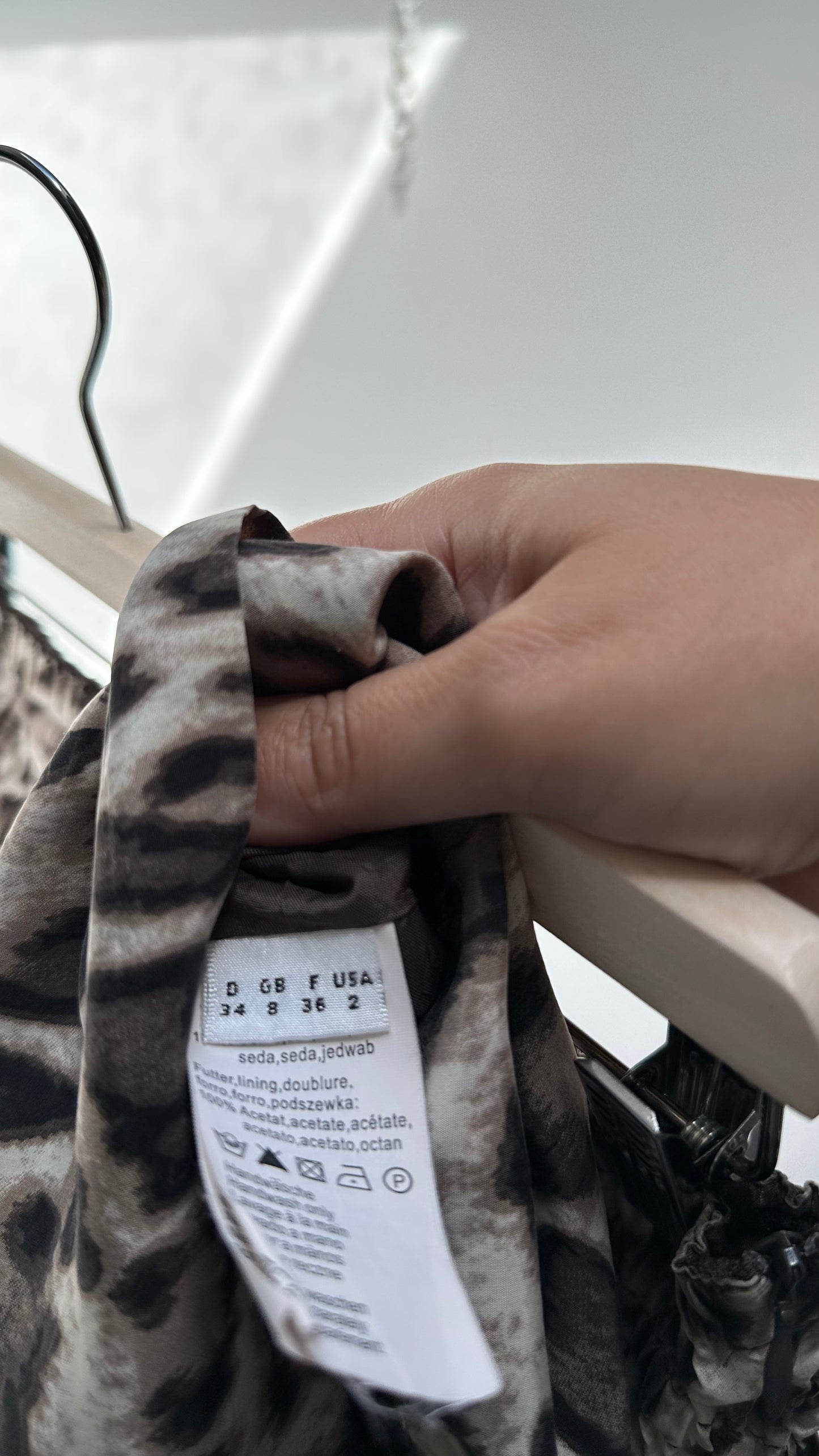Oui rok met luipaardprint maat 34