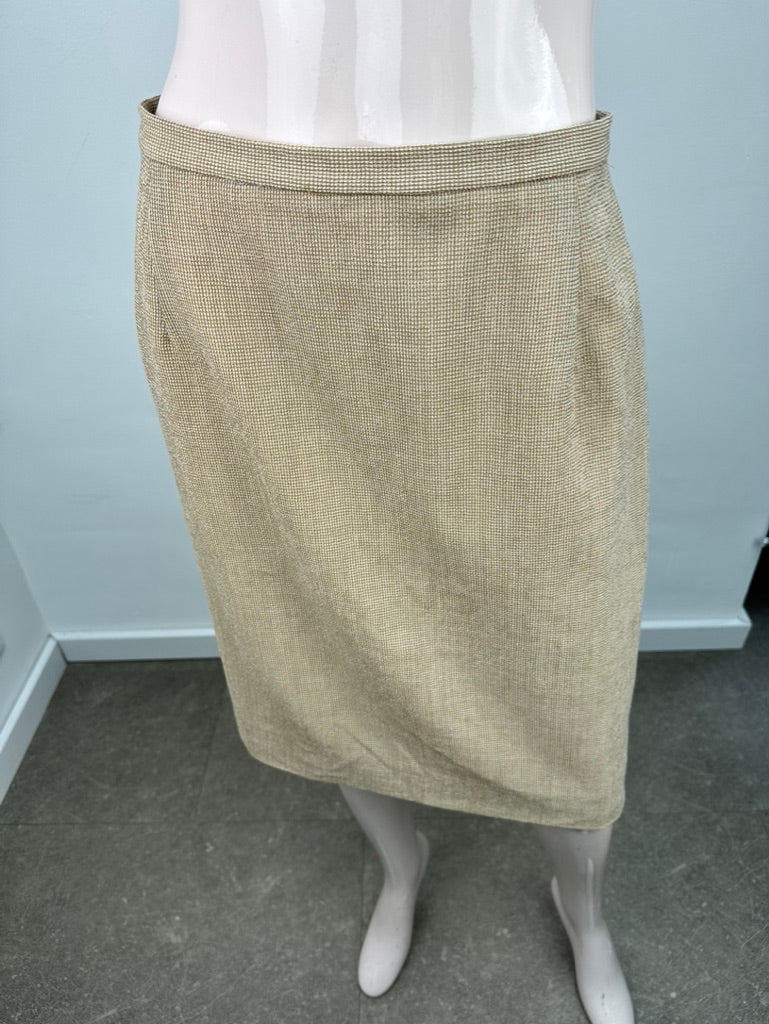 Mulberry beige rok maat 12