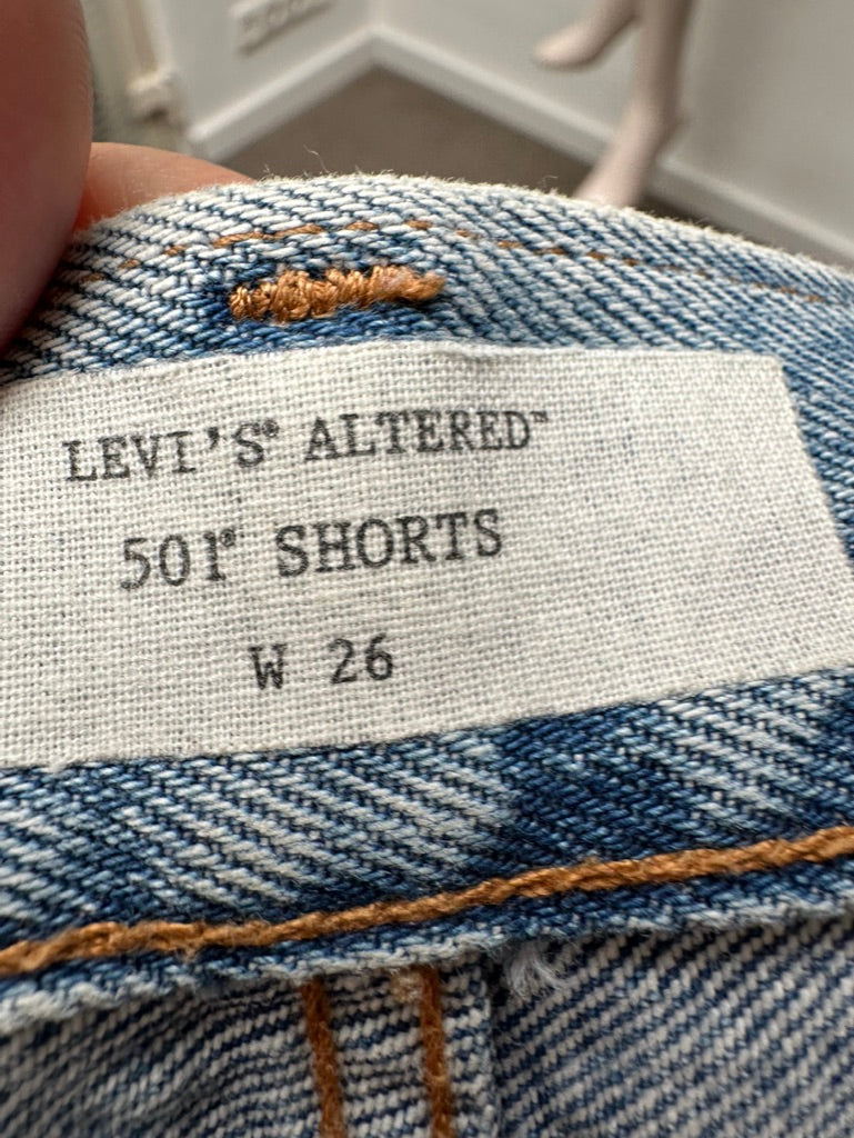 Levi's 501 jeans short maat 26