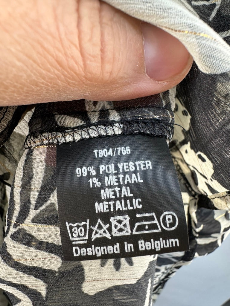 Maria Mero gebloemde blouse maat 36