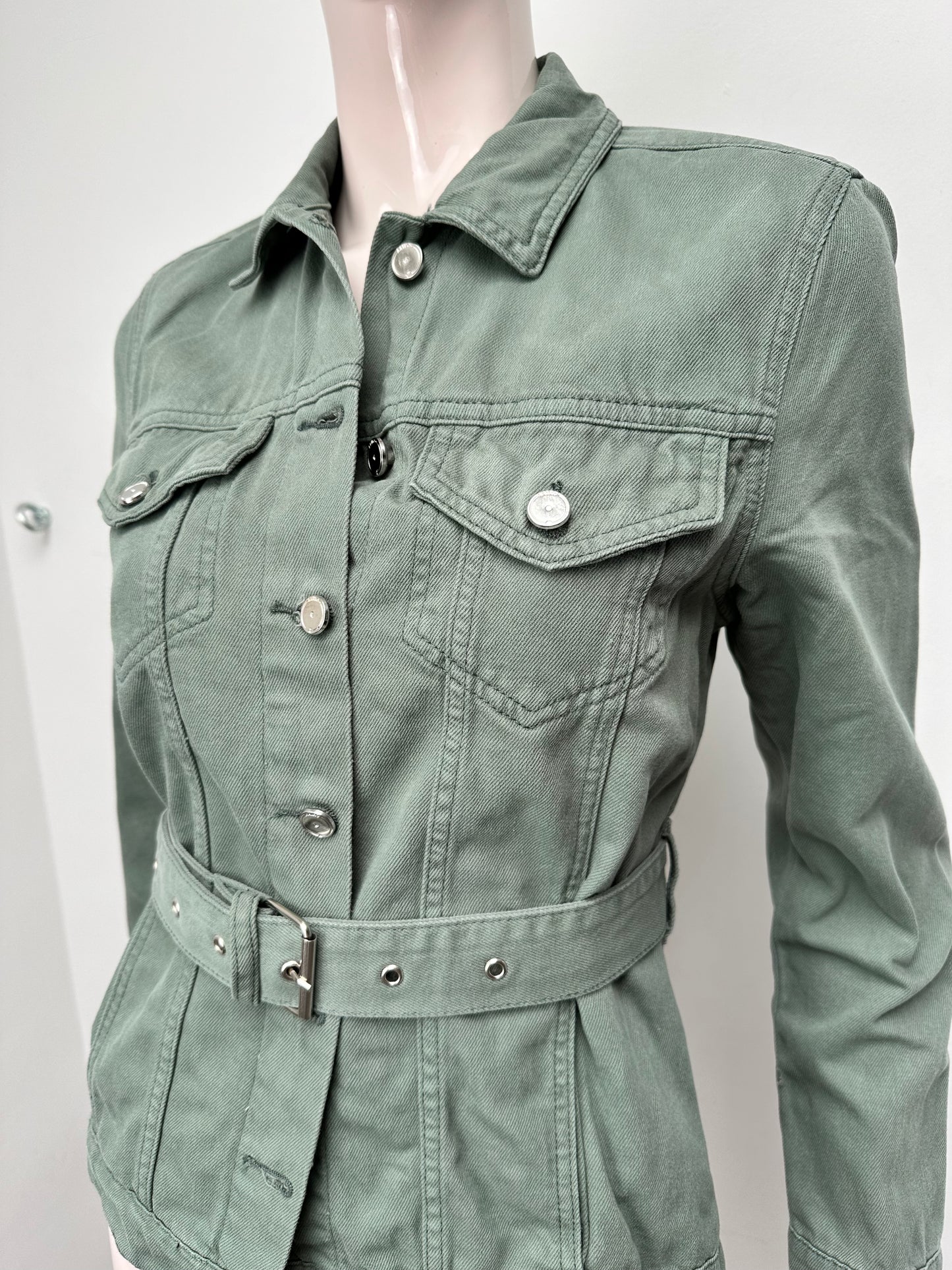 Aaiko groen jeans jasje maat xs