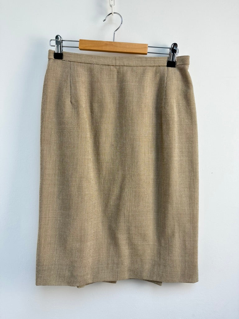 Mulberry beige rok maat 12
