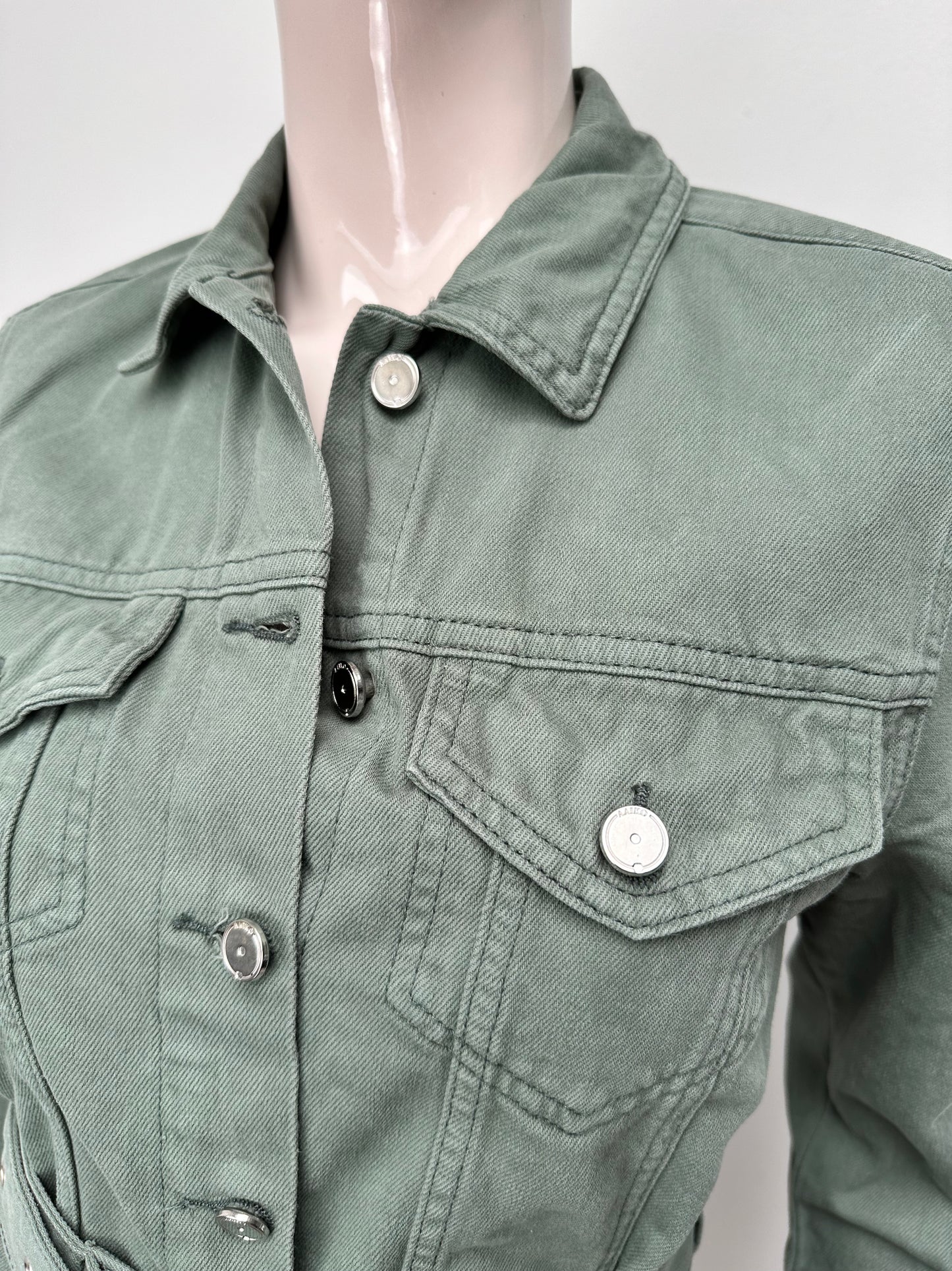 Aaiko groen jeans jasje maat xs