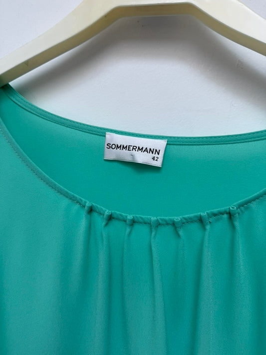 Sommermann turquoise blouse maat 42