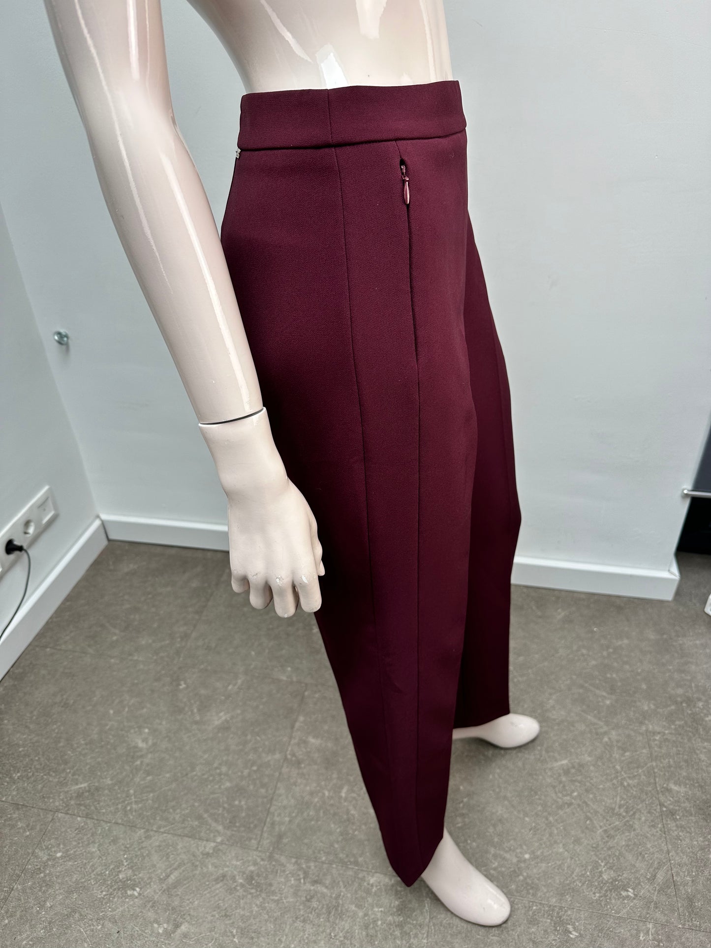 Blumarine bordeaux broek maat 40
