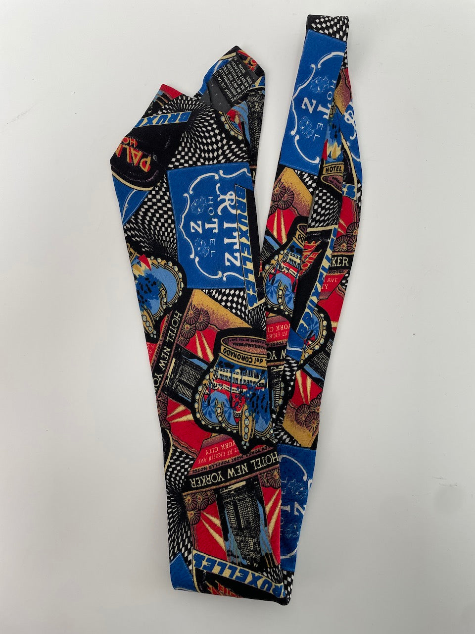 Gianni Versace stropdas 'hotel new yorker' vintage