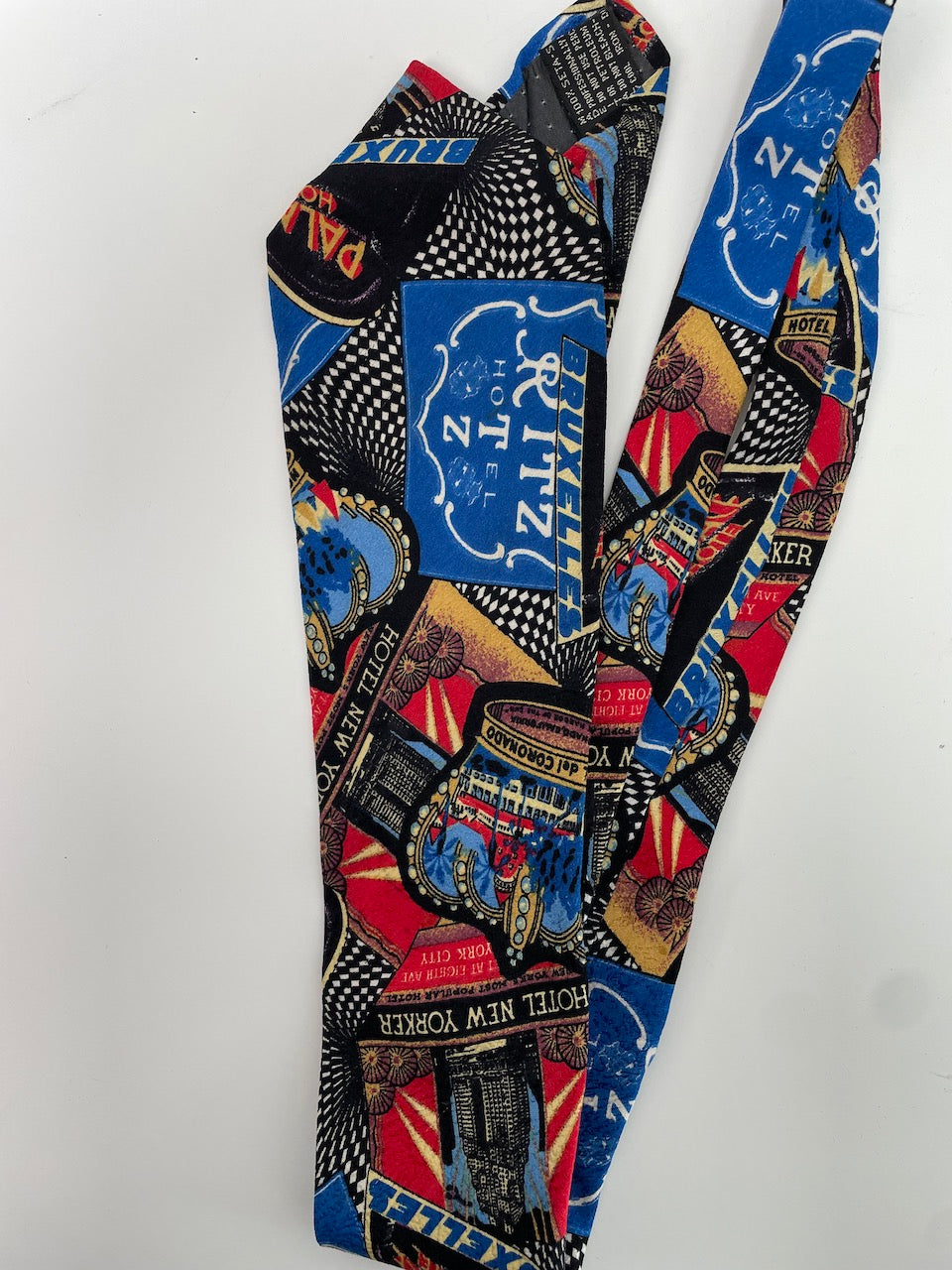 Gianni Versace stropdas 'hotel new yorker' vintage