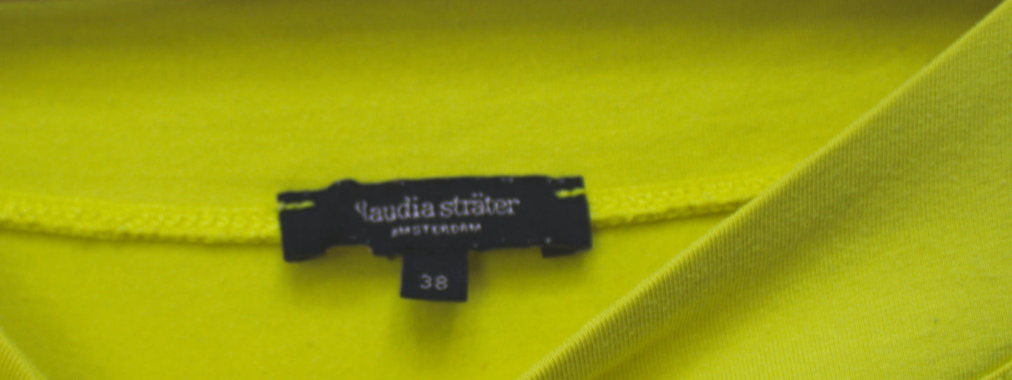 Claudia Sträter lichtgroene top maat 38