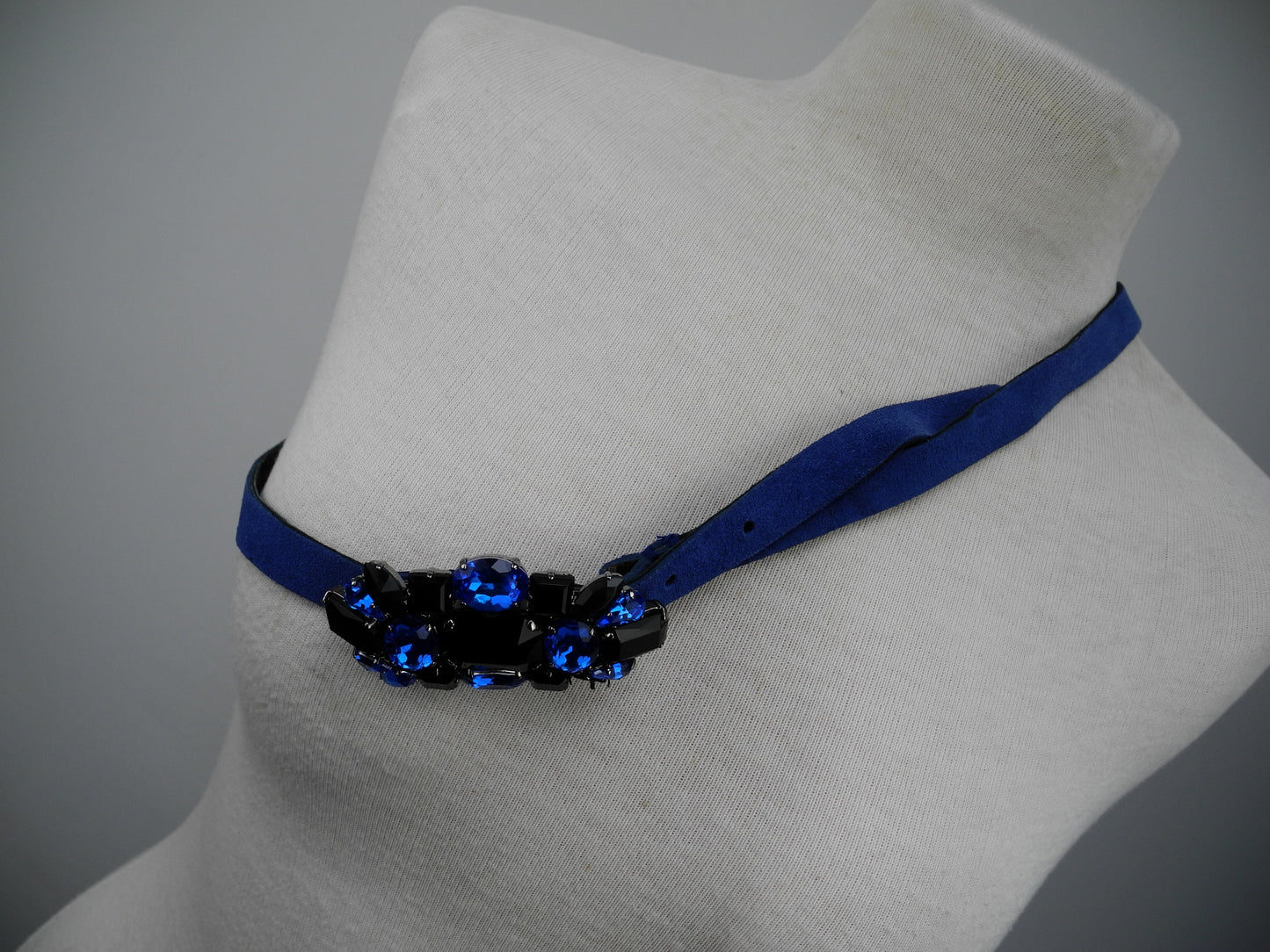 Blumarine riem met gesp blauw