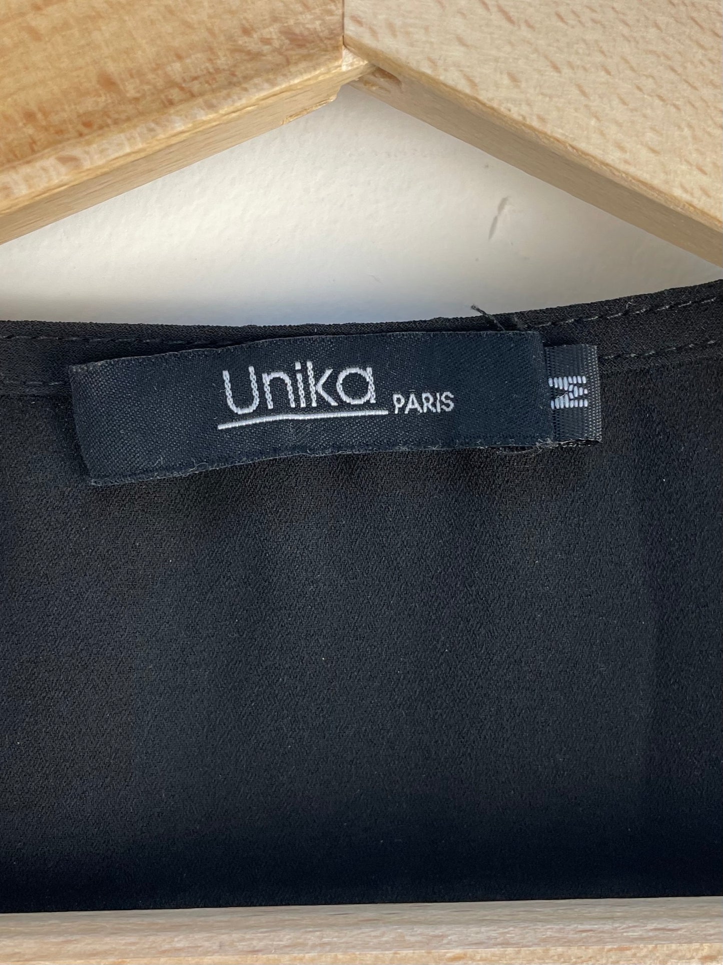 Unika offshoulder zwarte top maat M