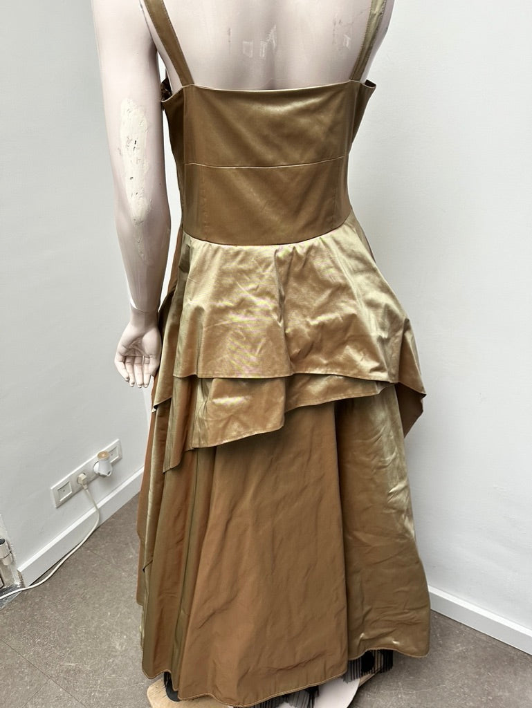 Bandolera Jurk maat 40 goud