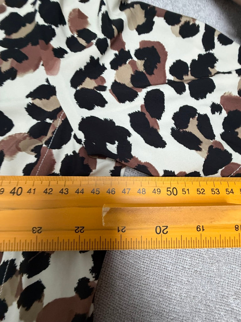 Studio Anneloes - Jurk - panterprint, V-hals, stretch