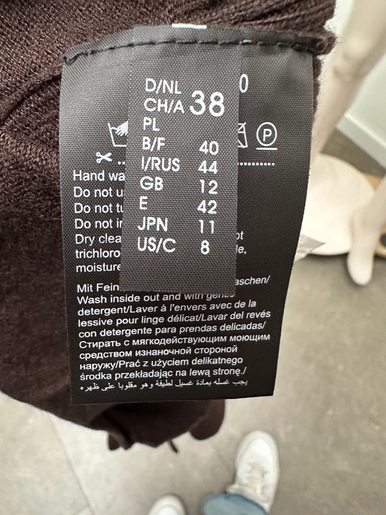 Taifun Vest maat 40 bruin/zwart