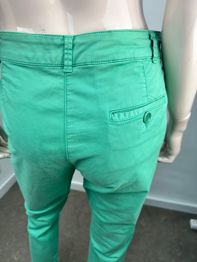 Moschino groene chino broek maat 40