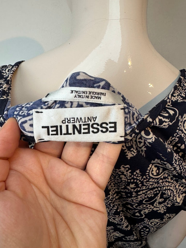 Essentiel Antwerp jumpsuit blauw maat 1