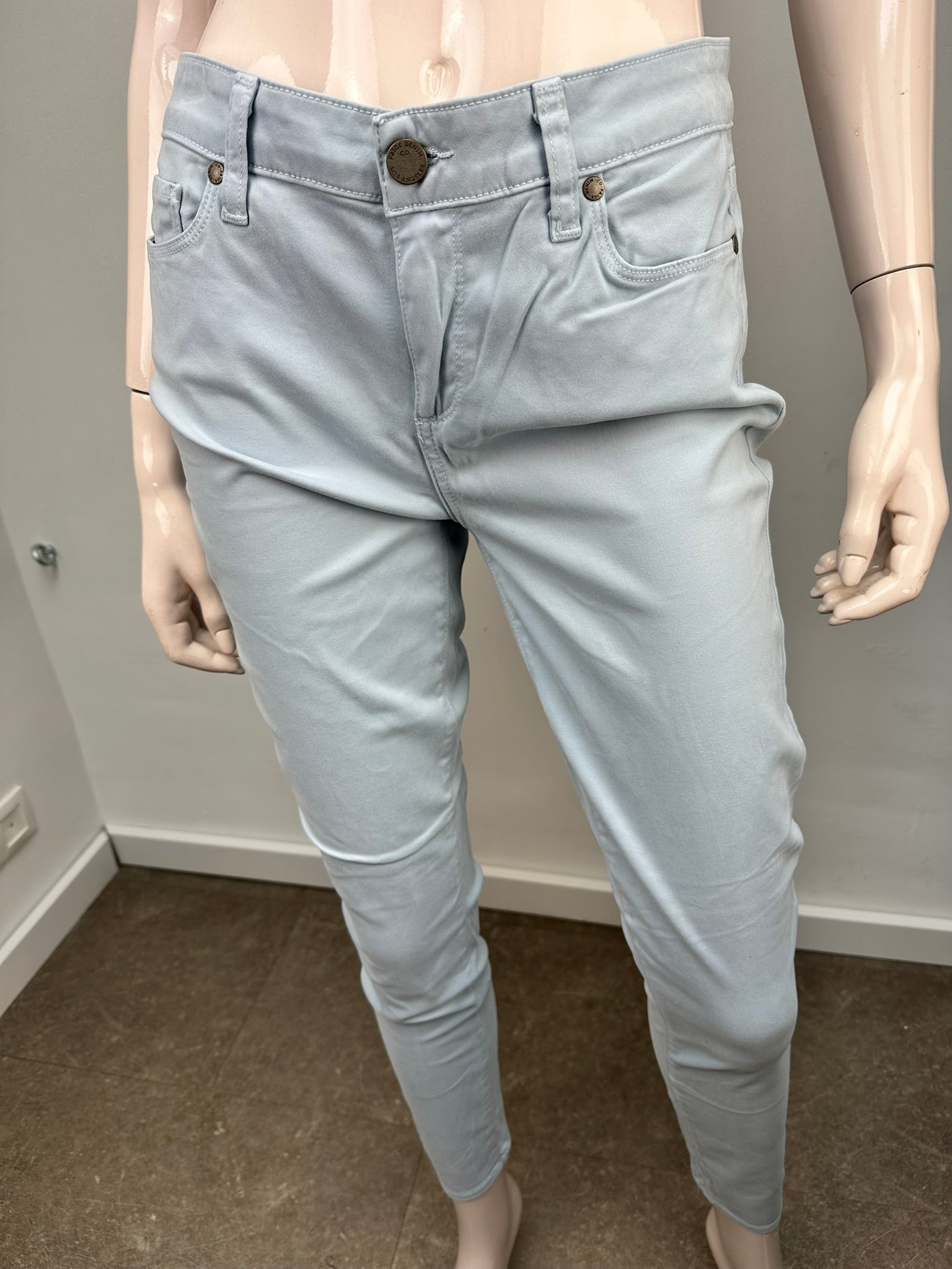 Paige blauwe straight fit broek maat 31