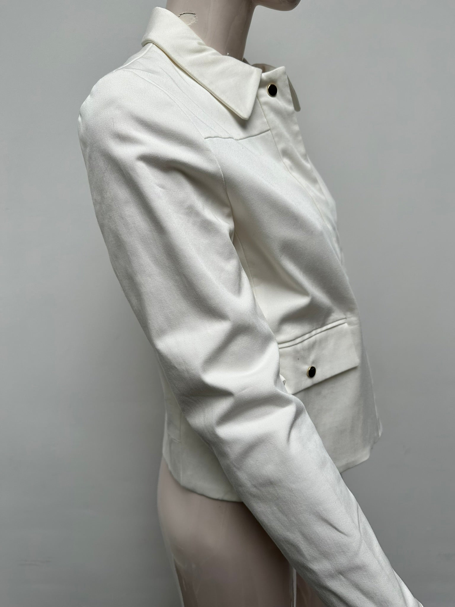 Zara recht jasje wit maat S