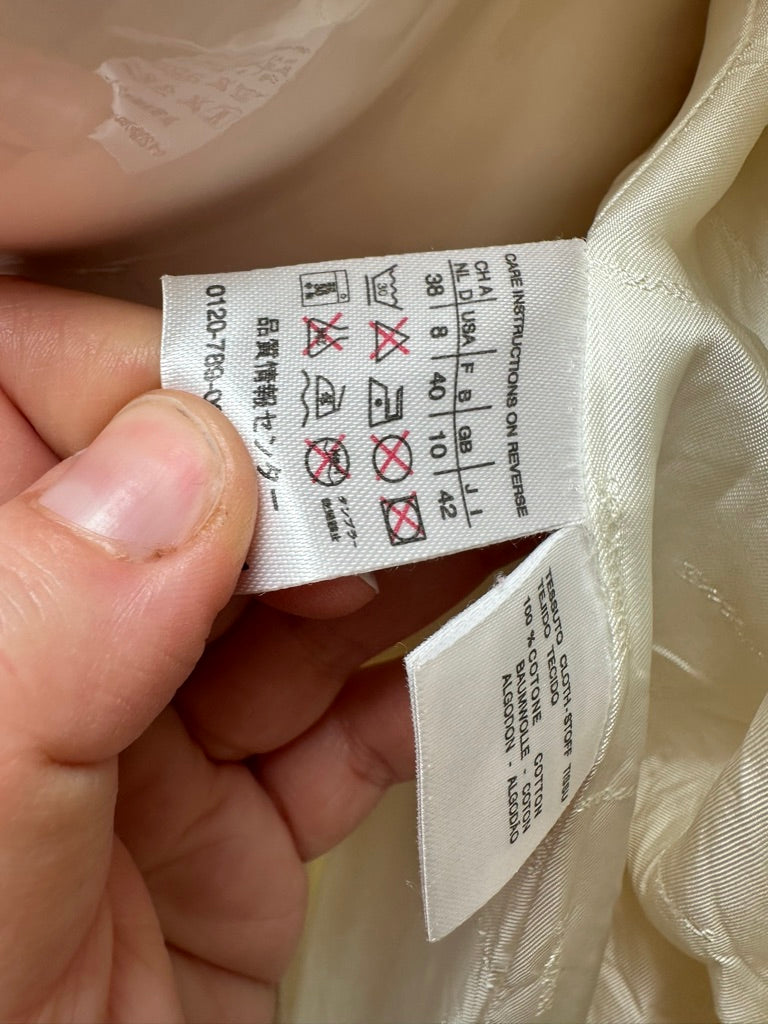 Sportmax crème trenchcoat maat 38