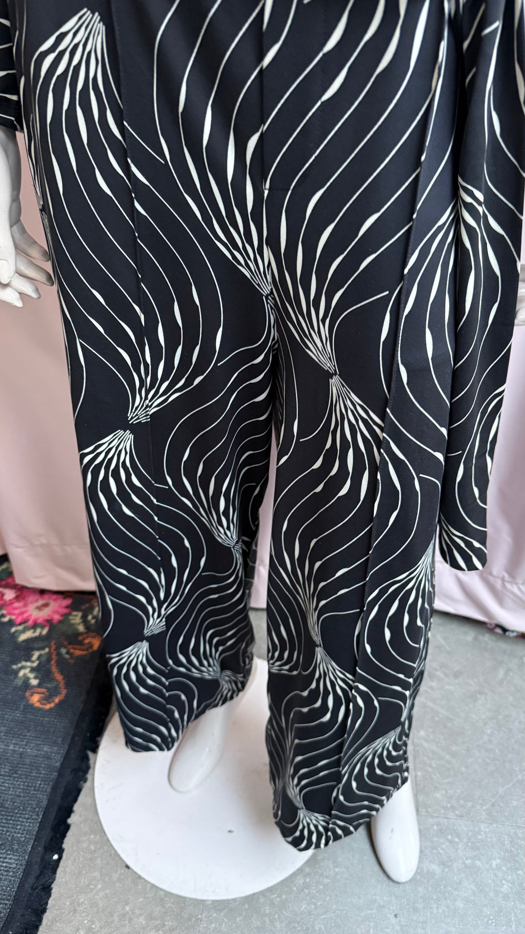 K-design Jumpsuit maat M Zwart en beige