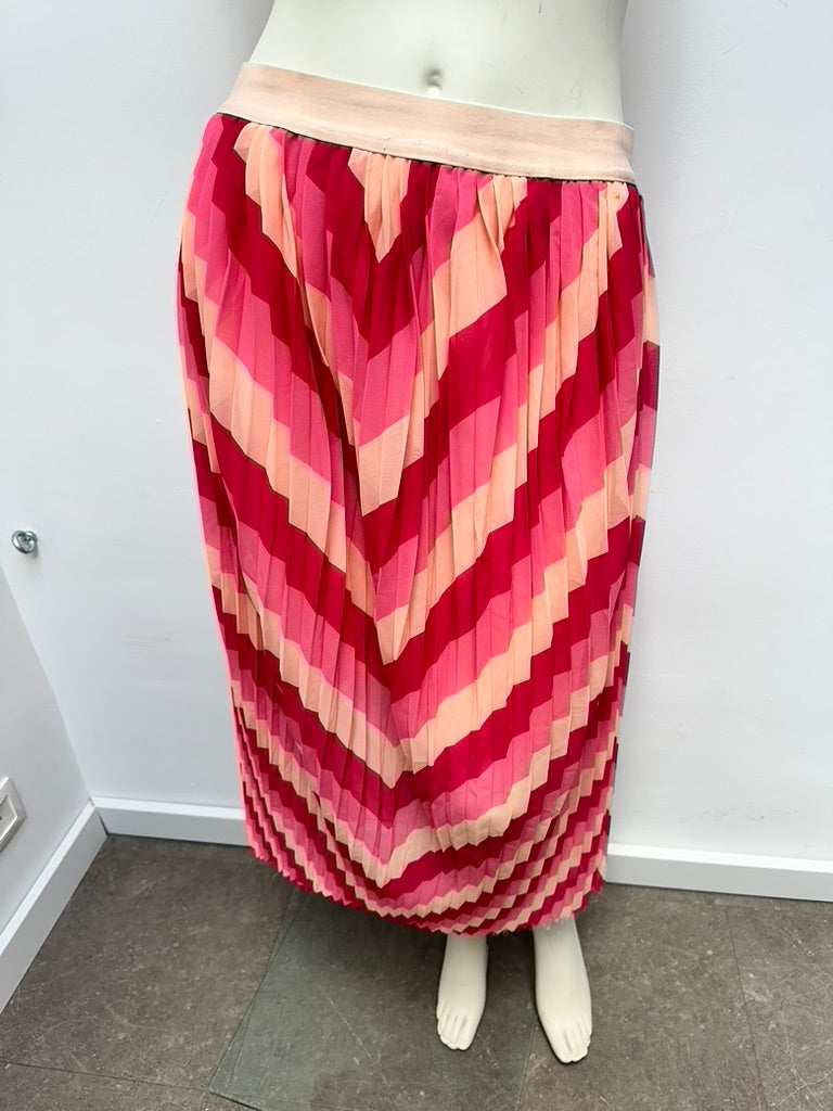 Gigue plissé rok roze maat 40