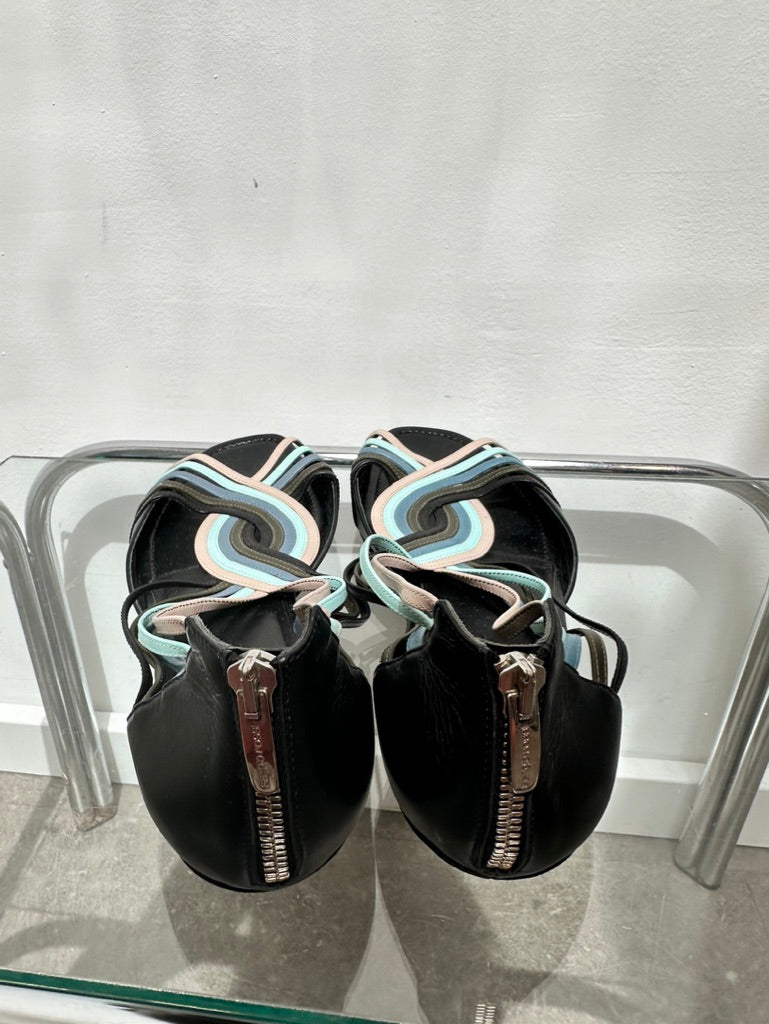 Sergio Rossi sandalen blauw maat 41,5