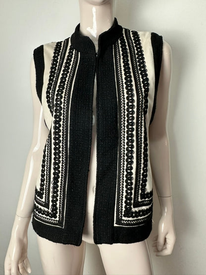 Harper & Yve gilet zwart/wit maat M