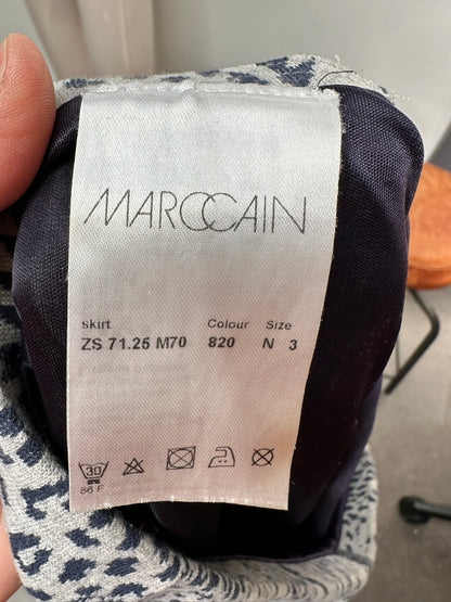 Marc Cain Rok maat N3 blauw, beige